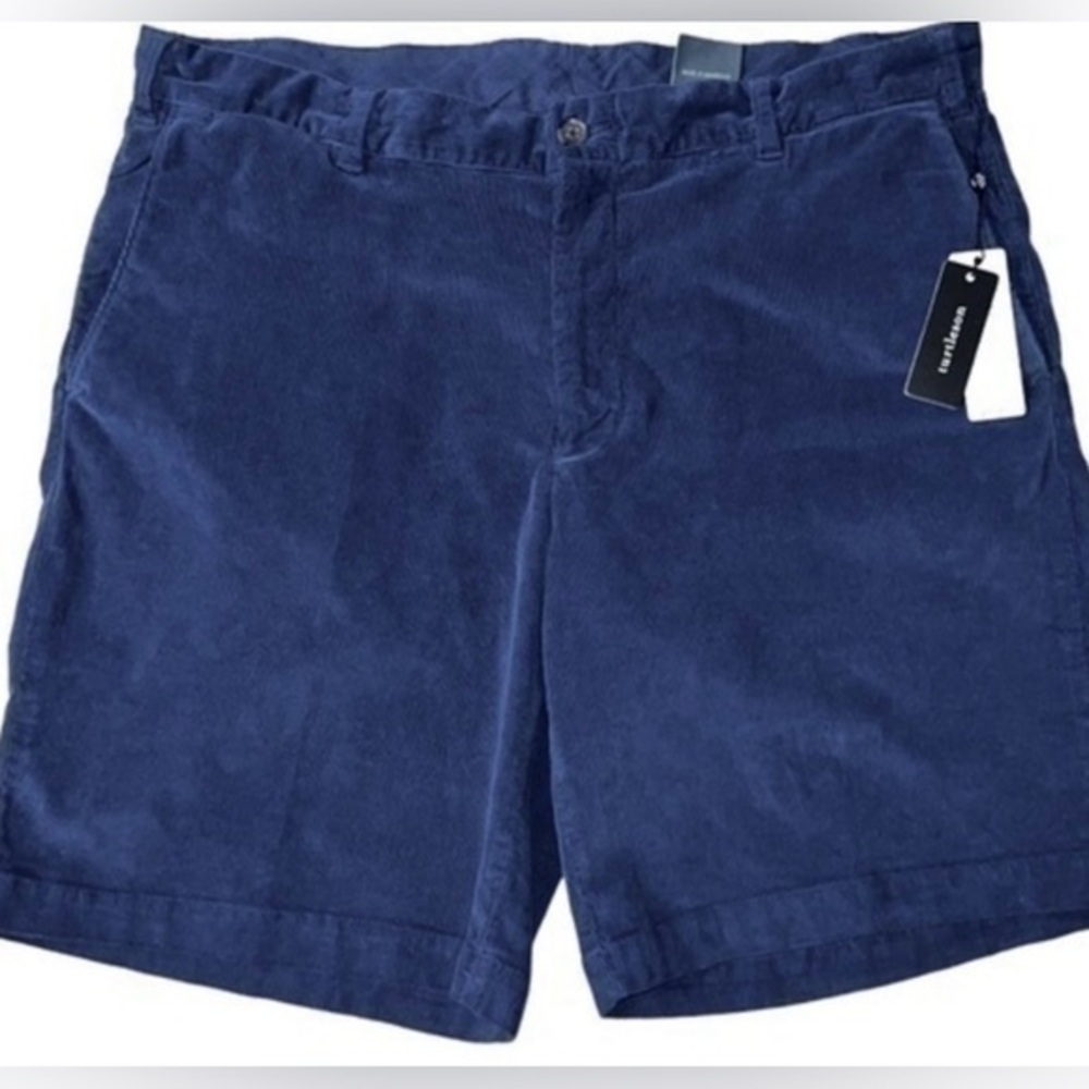Turtleson Corduroy Shorts Navy 38 Men’s Fine Wale